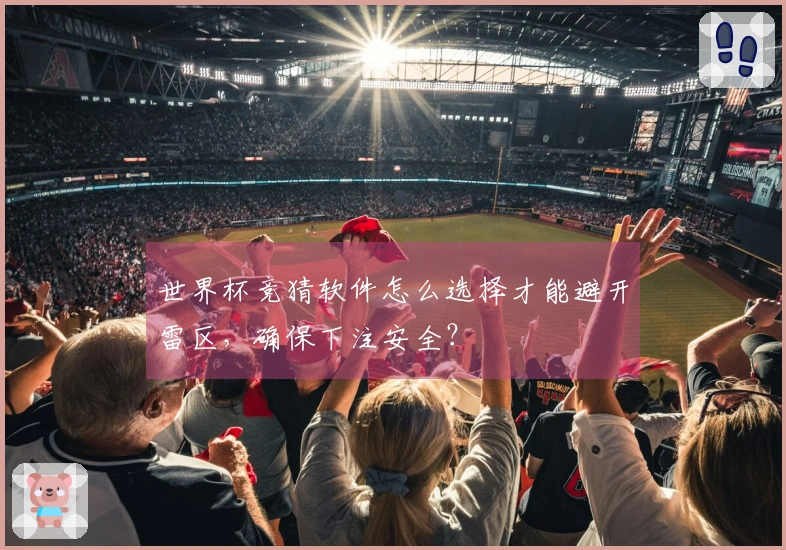 世界杯竞猜软件怎么选择才能避开雷区，确保下注安全？