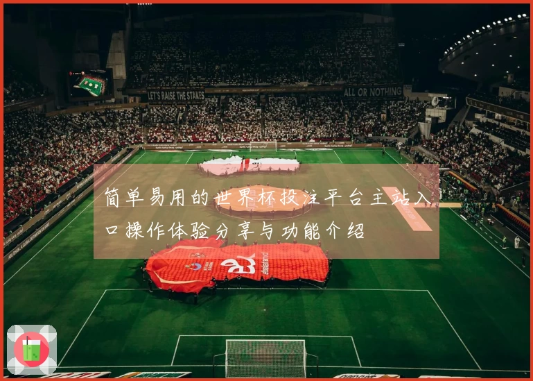 简单易用的世界杯投注平台主站入口操作体验分享与功能介绍
